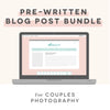 Couples Photography Blog Post Bundle