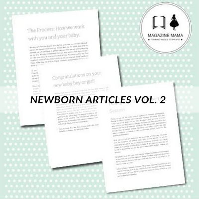 Newborn Photography Text