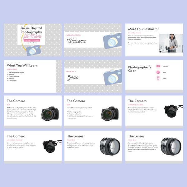 Teach Photography to Moms Online - Magazine Mama