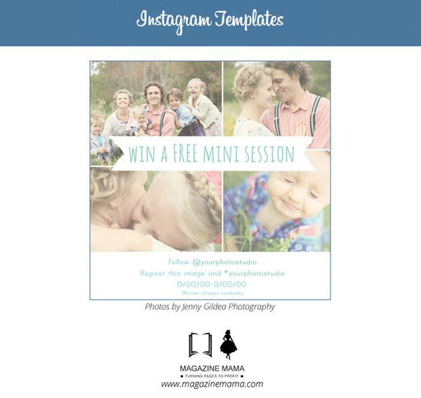 FREE Instagram Templates for Photographers