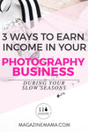 3 Ways to Earn Extra Income for Your Photography Business During the Holidays