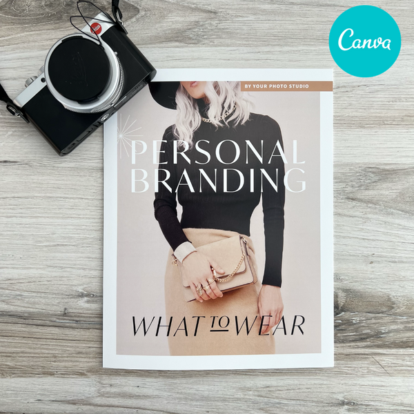 Personal Branding Photography Marketing Canva Template What to Wear Gu ...