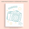 Kids Photography Worksheet Bundle