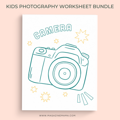 Kids Photography Worksheet Bundle