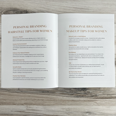 Personal Branding Photography Marketing Template What to Wear Guide