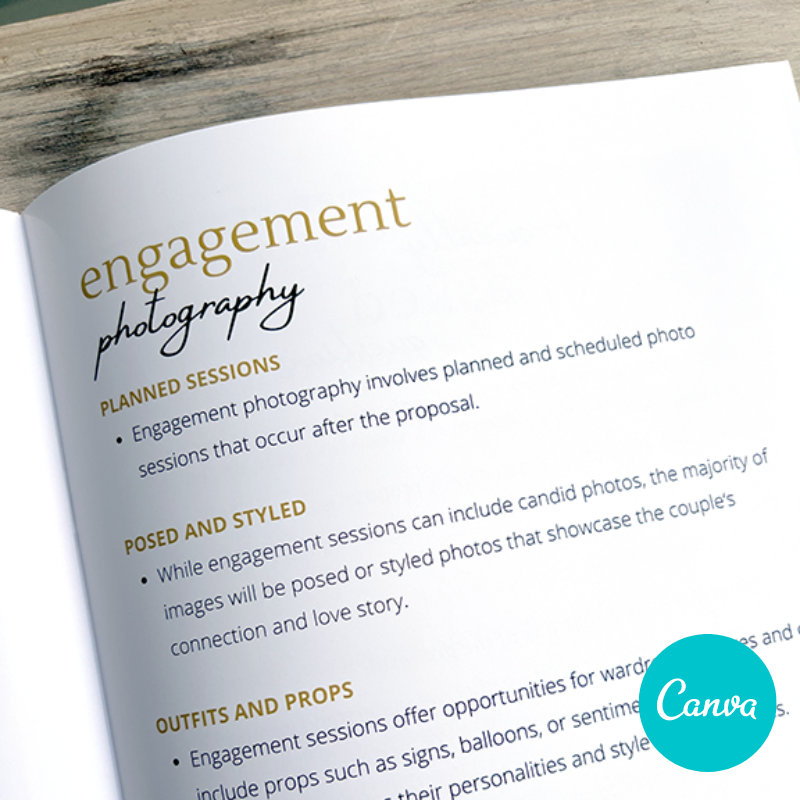 Wedding Proposal Photography Magazine Tempalte