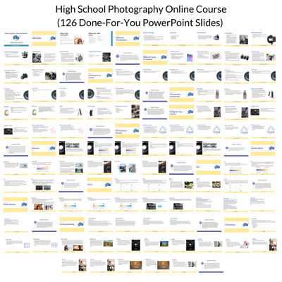 Teach Photography to High School Students Online