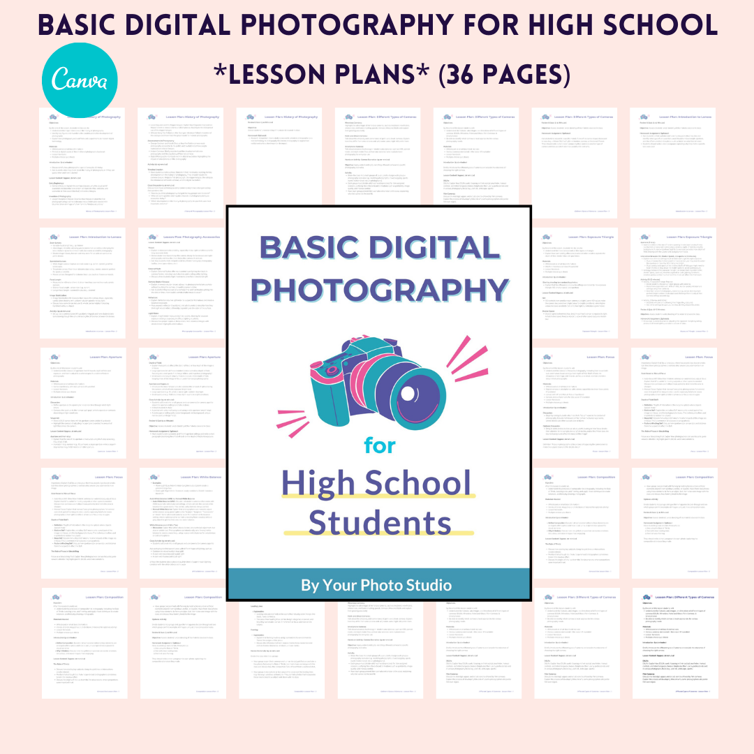 High School Photography Curriculum Bundle
