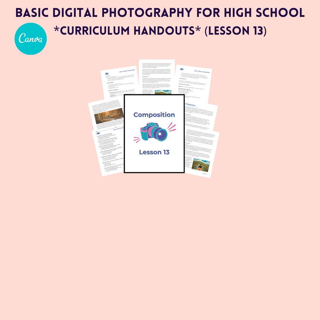 High School Photography Curriculum Bundle
