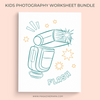 Kids Photography Worksheet Bundle