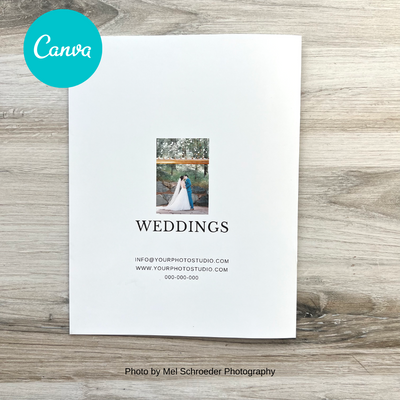 Wedding Photographer Canva Magazine Template