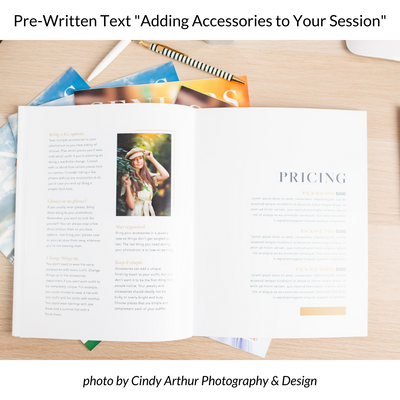 Senior Photography Welcome Guide Template