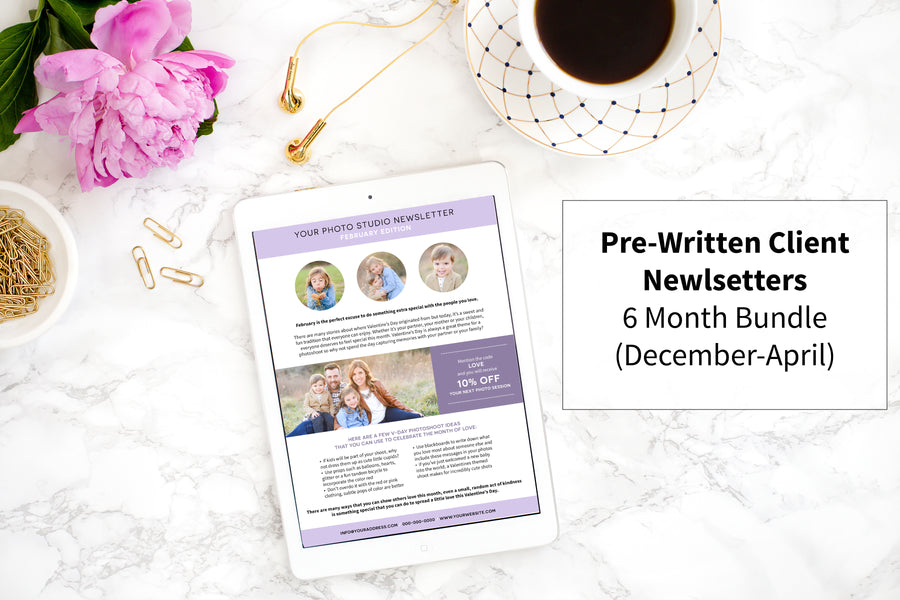Photographer Newsletter Vol. 1 Bundle (6 Month Bundle)