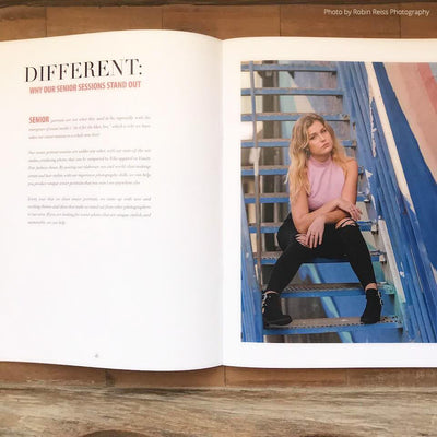 high school senior magazine template