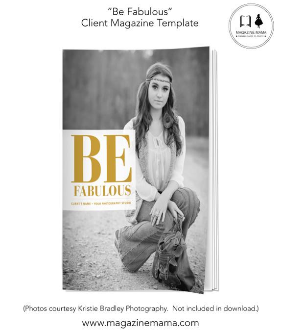 Senior Photography Magazine Template