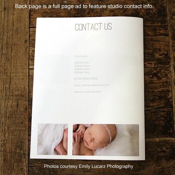 8.5x11 Magazine Template - New! Studio Welcome Guide