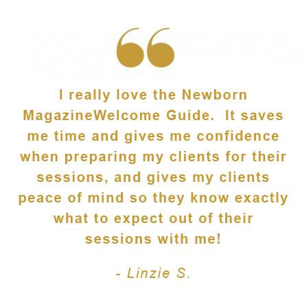 8.5x11 Magazine Template - Newborns Magazine Welcome Guide