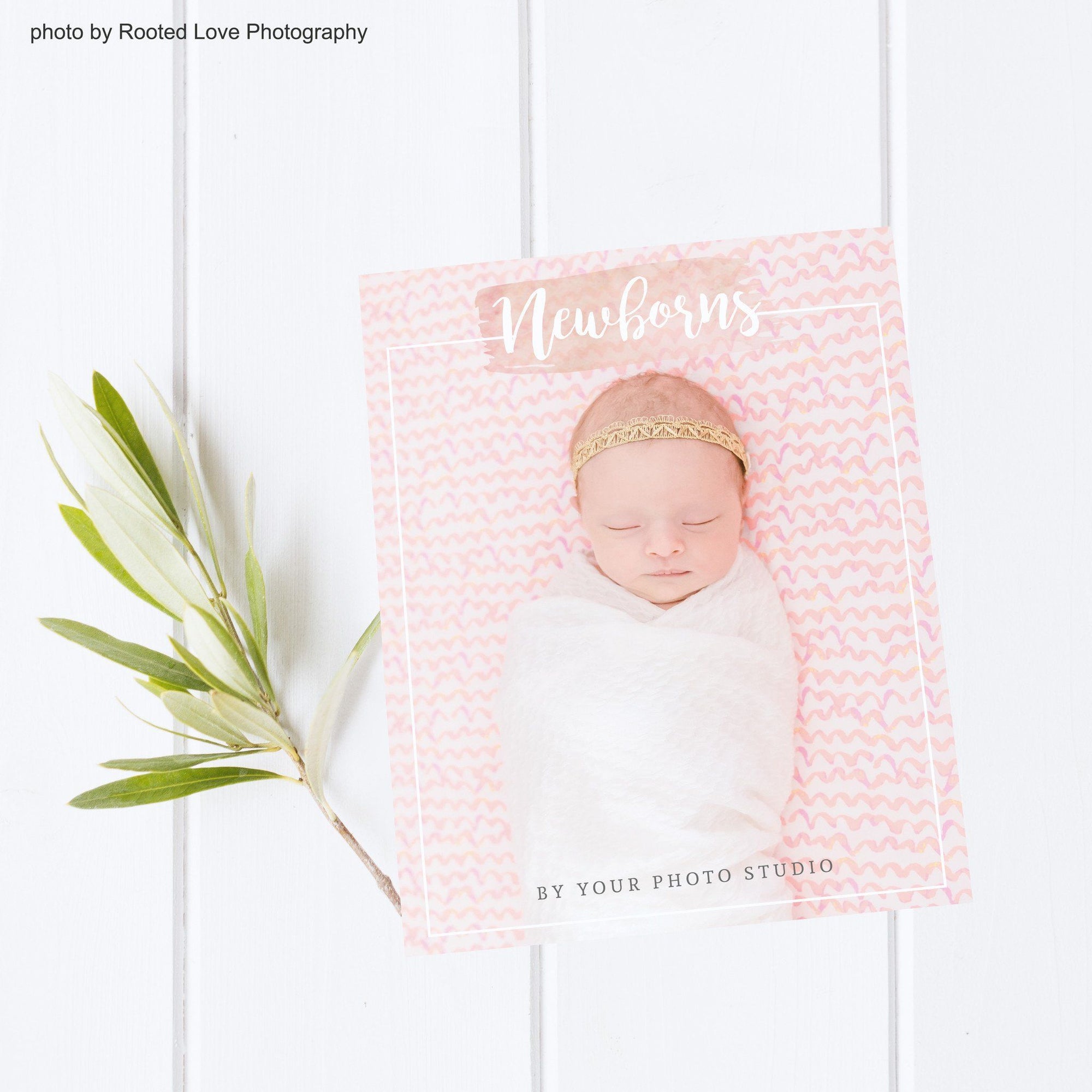 8.5x11 Magazine Template - Newborns Magazine Welcome Guide