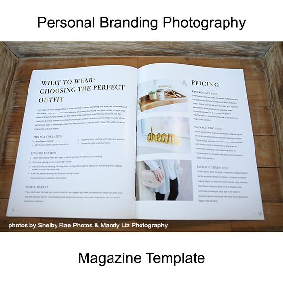 Personal Brand Photography Marketing Template