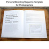 Personal Brand Photography Magazine Template for Photographers