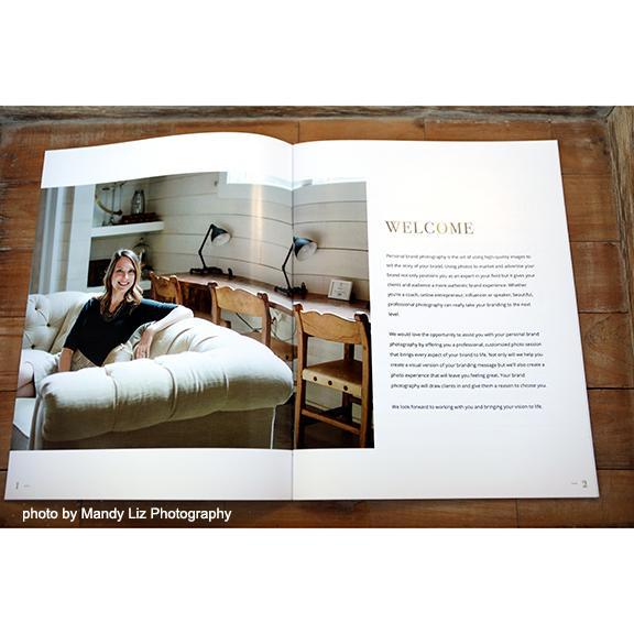 Personal Brand Photography Magazine Template  (Canva Template Version)