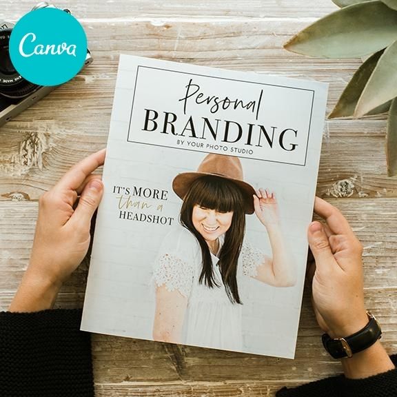 Personal Brand Photography Magazine Template  (Canva Template Version)