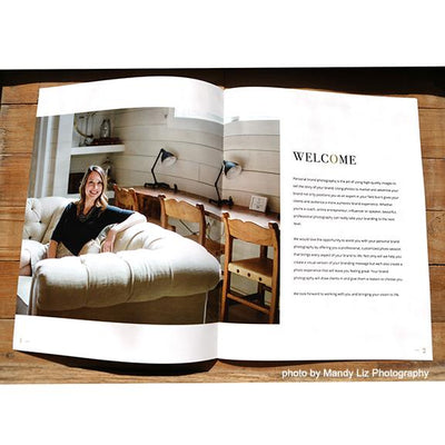Personal Brand Photography Magazine Template for Photographers
