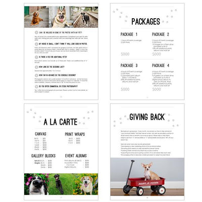 8.5x11 Magazine Template - Pets Welcome Guide