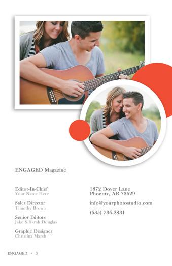 Save the Date Magazine Template