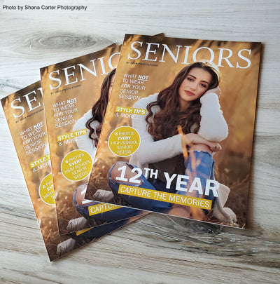 Senior Portrait Magazine Template