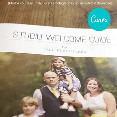 Canva Template Studio Welcome Guide Magazine