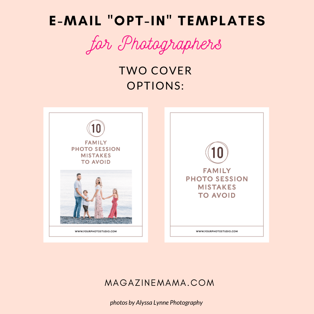 Photographer Lead Magnet Template Kit