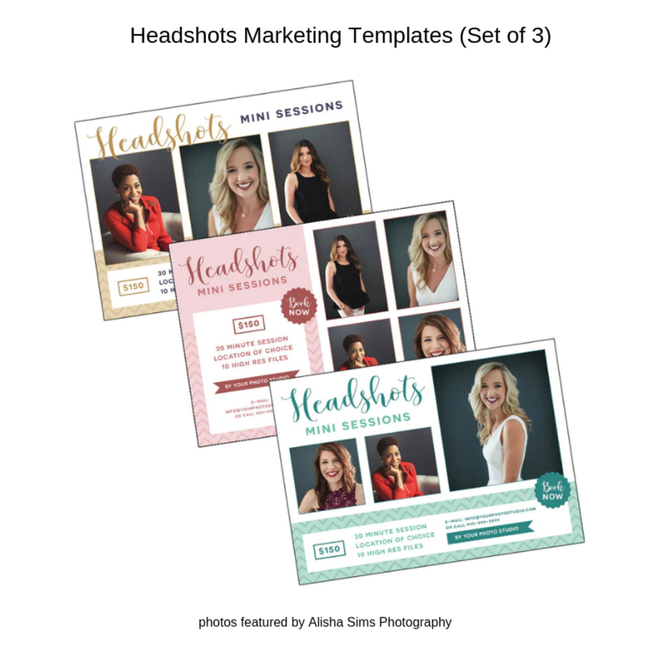 Bundle of 25 Photoshop 5x7 Marketing Templates