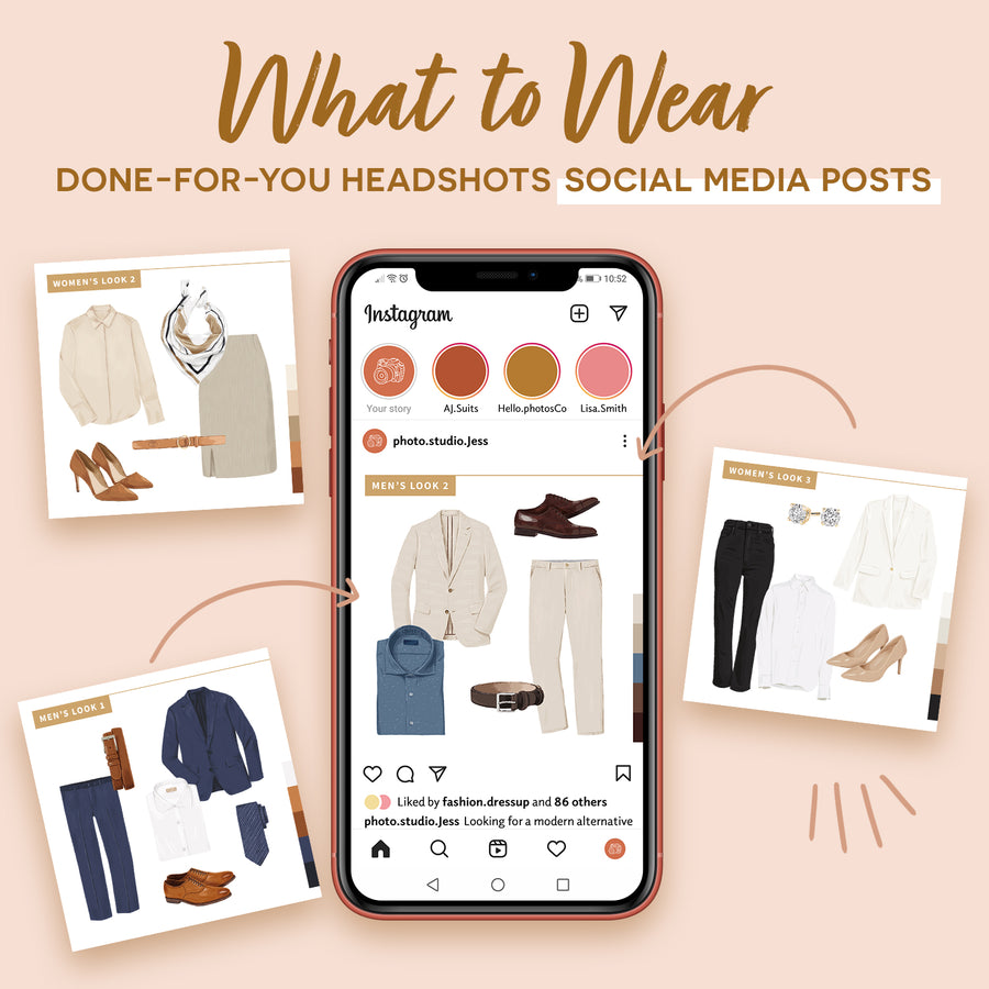 Headshots Photography What to Wear Instagram and Social Media Posts