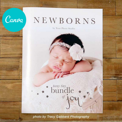 Newborn Photographer Welcome Guide (Canva Template Version)