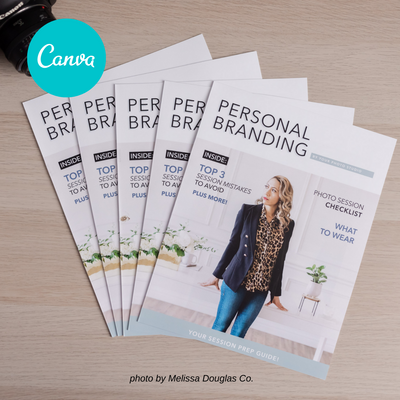 Personal Brand Photography Magazine Template Vol 3. (Canva Version)