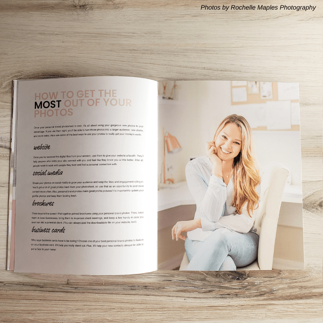 Personal Brand Photography Magazine Template Vol 2 (Canva Template Version)