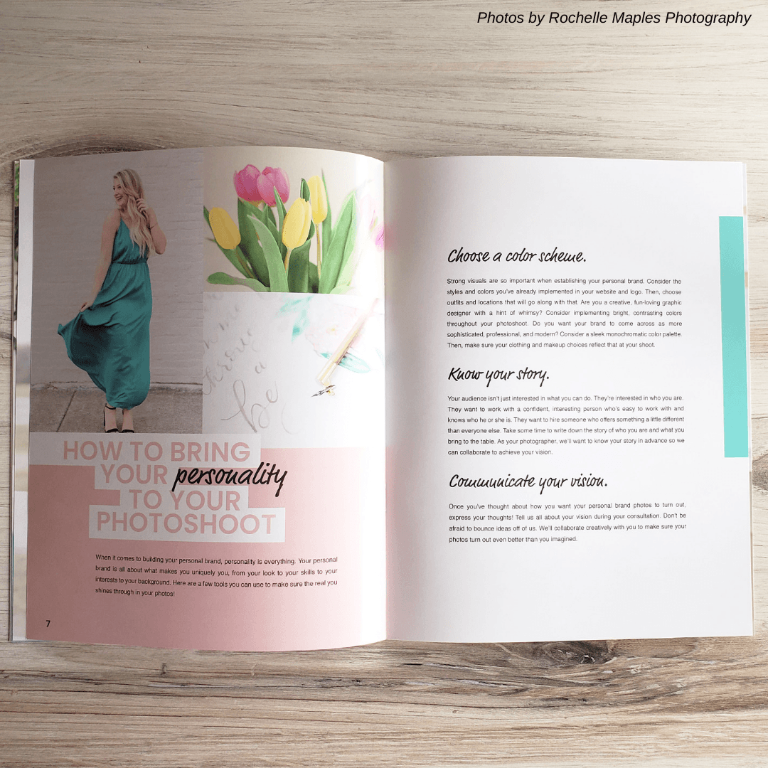 Personal Brand Photography Magazine Template Vol 2 (Canva Template Version)