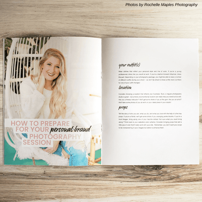 Personal Brand Photography Magazine Template Vol 2 (Canva Template Version)