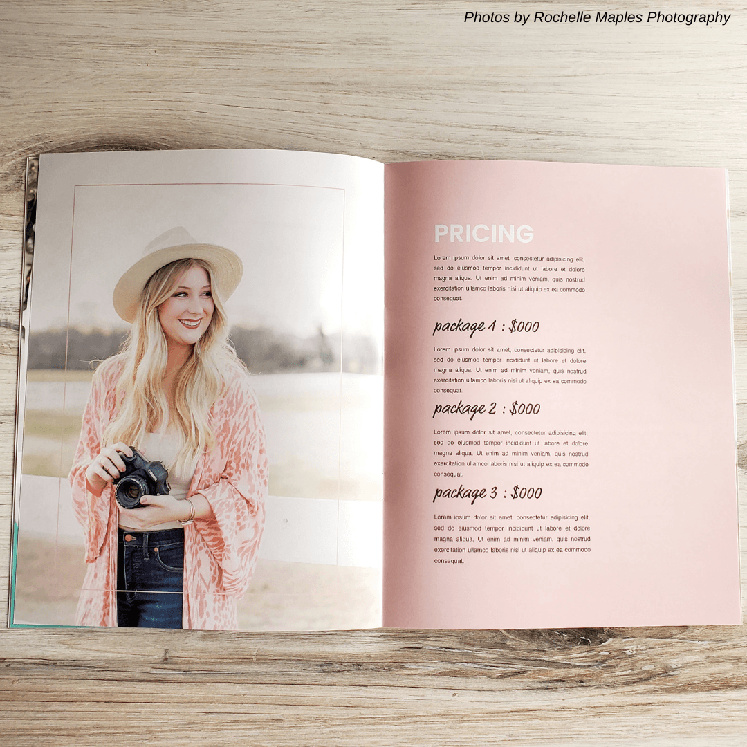 Personal Brand Photography Magazine Template Vol 2
