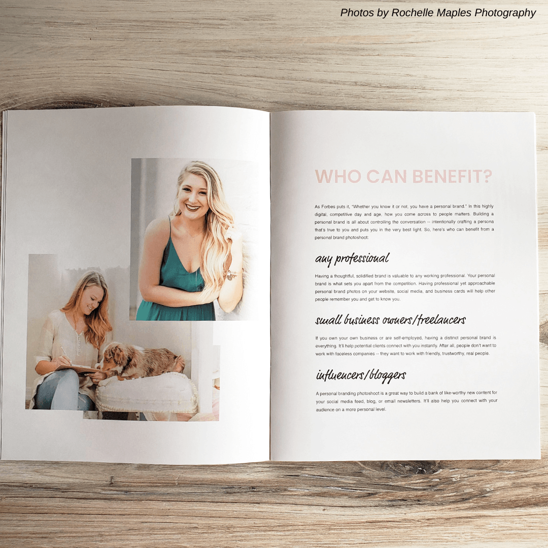 Personal Brand Photography Magazine Template Vol 2