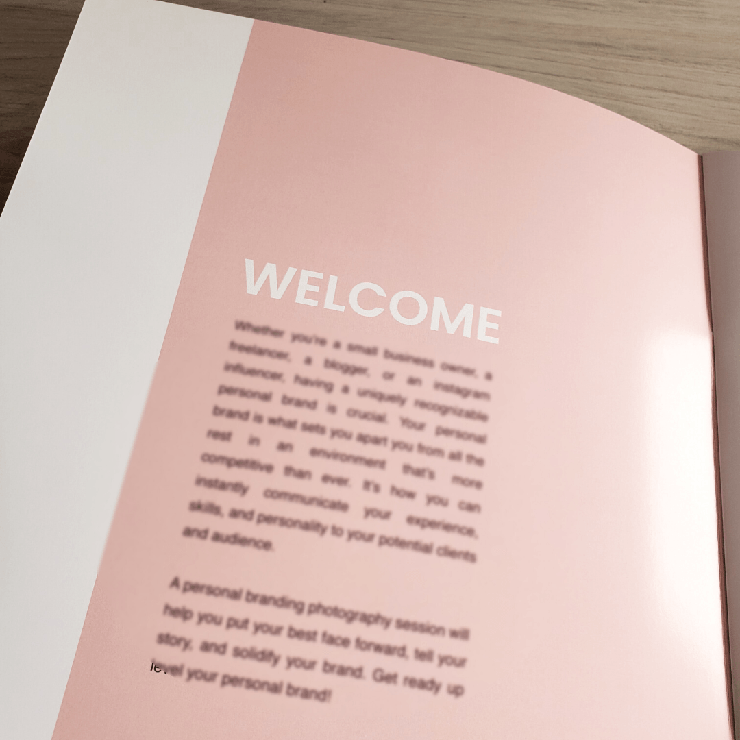 Personal Brand Photography Magazine Template Vol 2