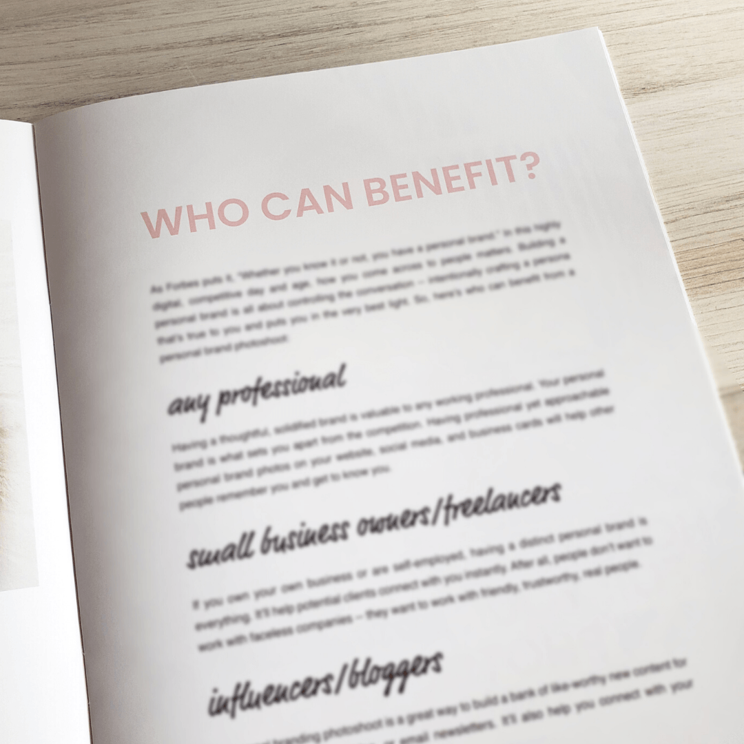 Personal Brand Photography Magazine Template Vol 2 (Canva Template Version)