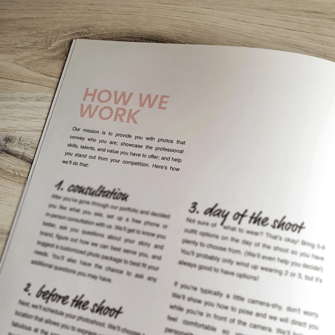 Personal Brand Photography Magazine Template Vol 2