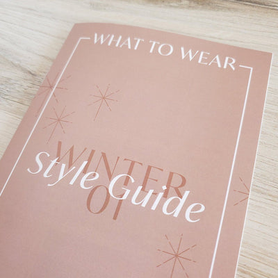 What to Wear Guide Template Photographer Winter Style Guide