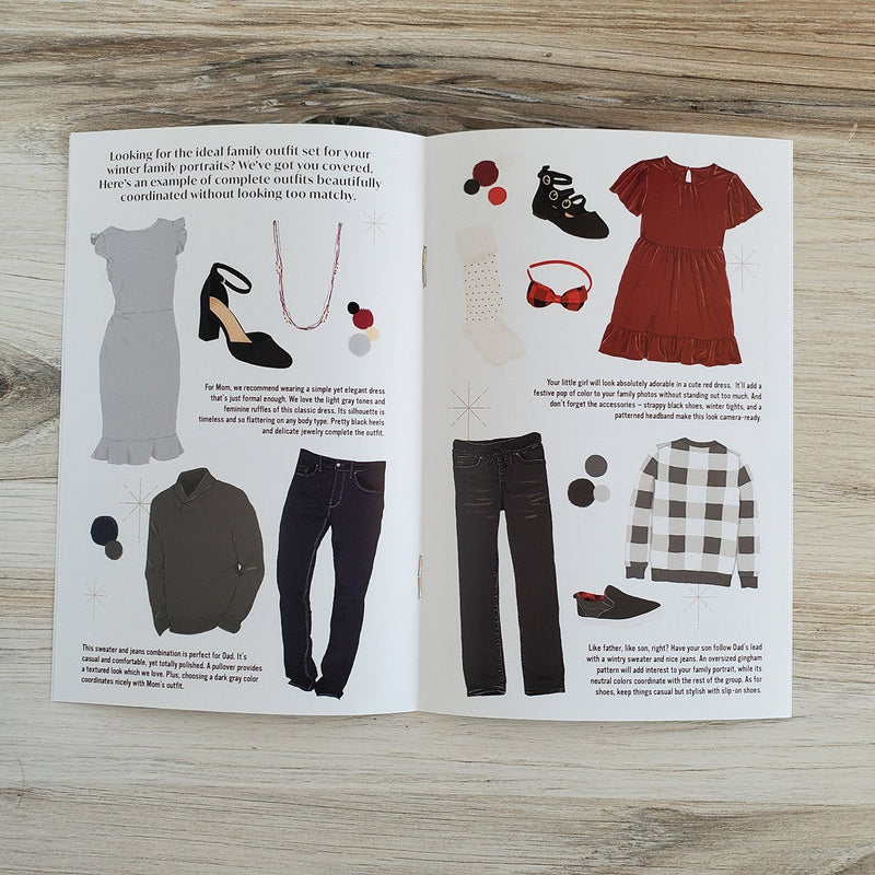 Wear Guide What to Wear Guide Template Photographer Winter Style Guide - Magazine Mama