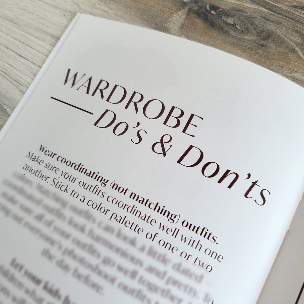 What to Wear Guide Template Photographer Winter Style Guide