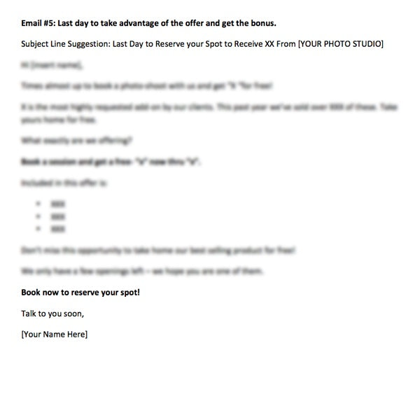 Articles - Photography Pre-written E-mail Autoresponders (Set Of 5) General Photography