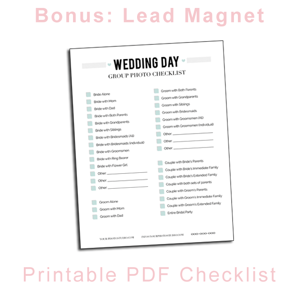 Wedding Photography E-mail Marketing Kit