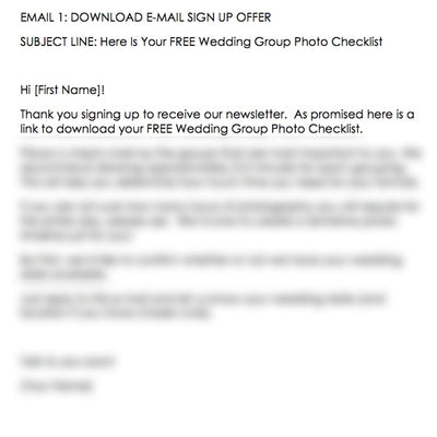 Articles - Wedding Photography E-mail Marketing Kit